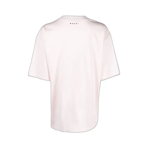 Marni Slogan Printed T Crewneck T-Shirt