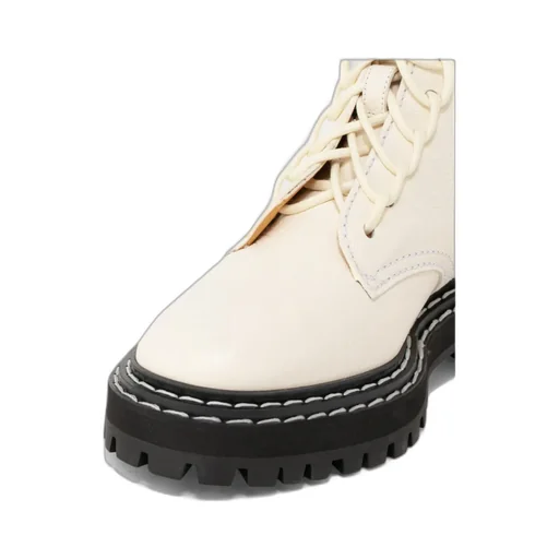 Lug Sole Strapped Ankle Boots