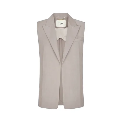 Fendi V-Neck Sleeveless Jacket