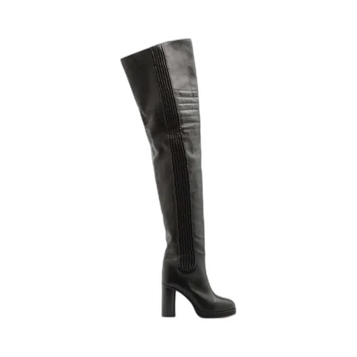 Laelle Leather Over-The-Knee Boots