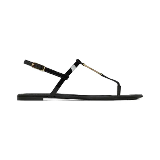 Saint Laurent Cassandra T-Strap Sandals