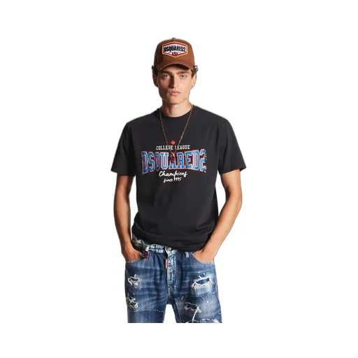 Dsquared2 Logo Printed Crewneck T-Shirt