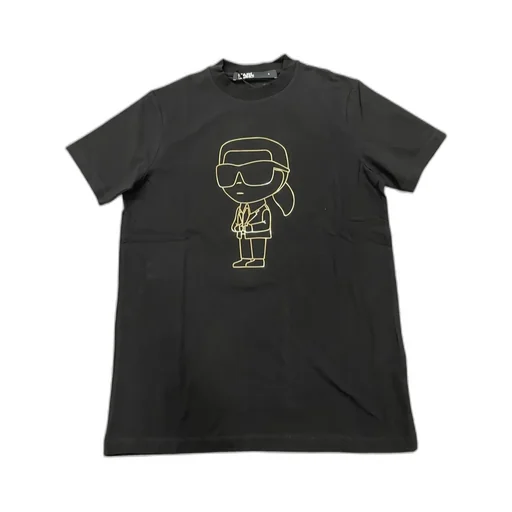 Label Printed Short-Sleeved T-Shirt