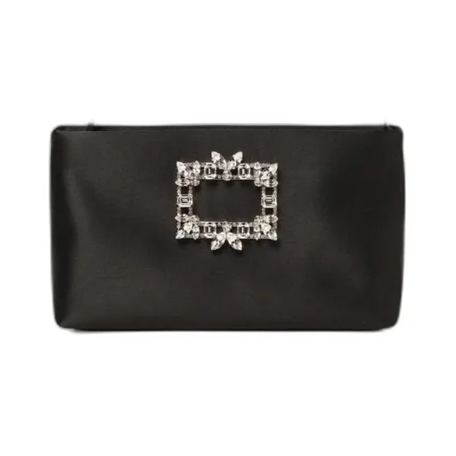 Roger Vivier Rv Nightlily Broche Vivier Buckle Mini Bag