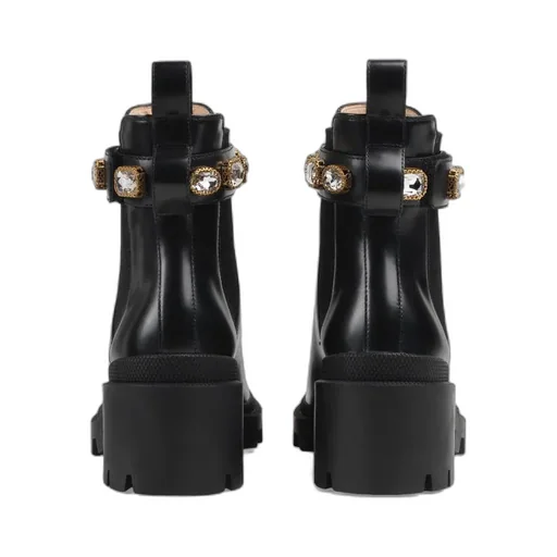 Leather Ankle Boot With Belt