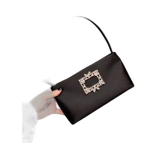Roger Vivier Rv Nightlily Broche Vivier Buckle Mini Bag