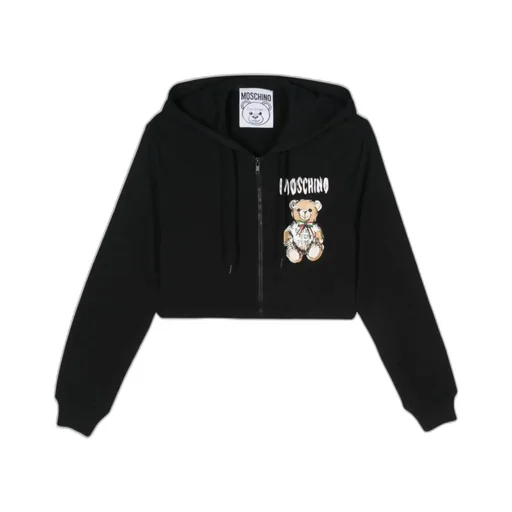 Cotton Cropped Hoodie