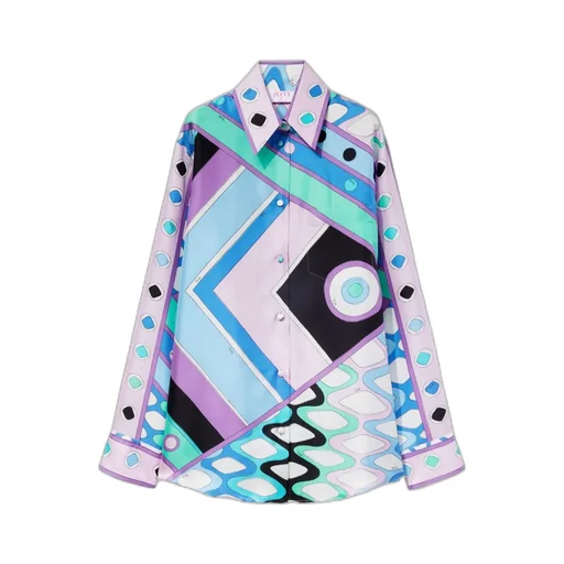 Emilio Pucci Vivara-Printed Long Sleeved Shirt