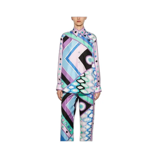 Emilio Pucci Vivara-Printed Long Sleeved Shirt