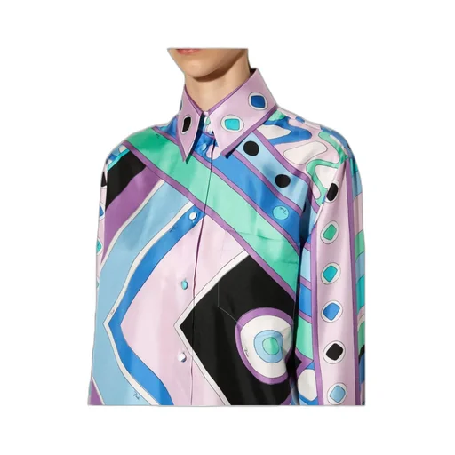 Emilio Pucci Vivara-Printed Long Sleeved Shirt