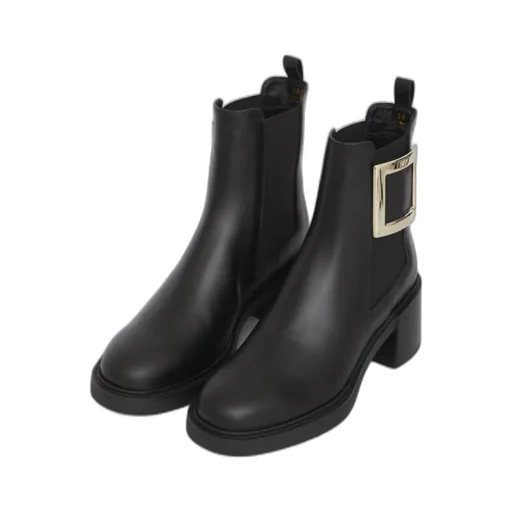 Roger Vivier Block Heel Ankle Boots