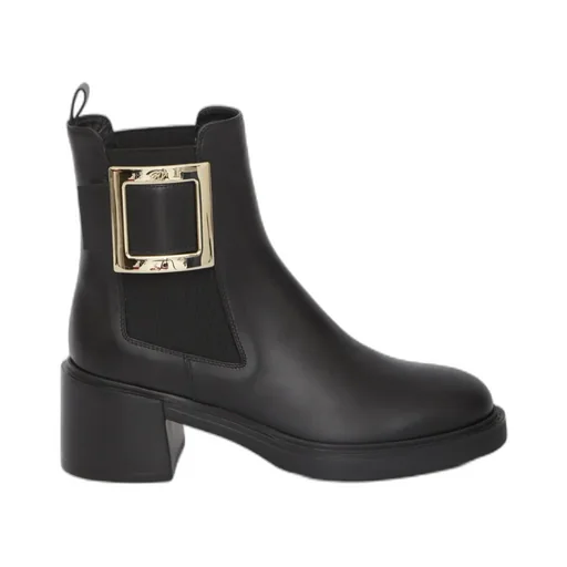 Roger Vivier Block Heel Ankle Boots