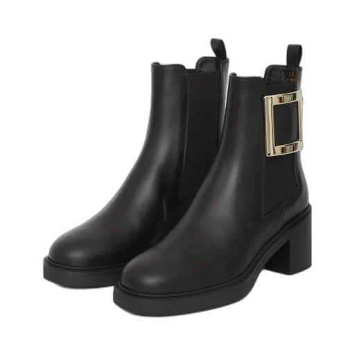 Roger Vivier Block Heel Ankle Boots