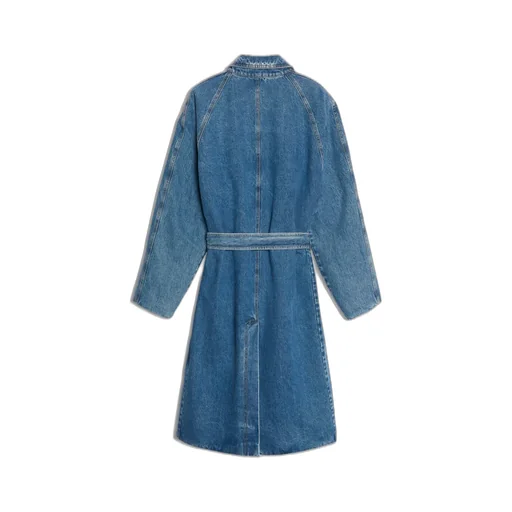 Park Sandora's Same Plaid Padded Denim Windbreaker