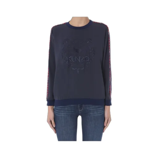 Logo Tiger Head Embroidery Sweater