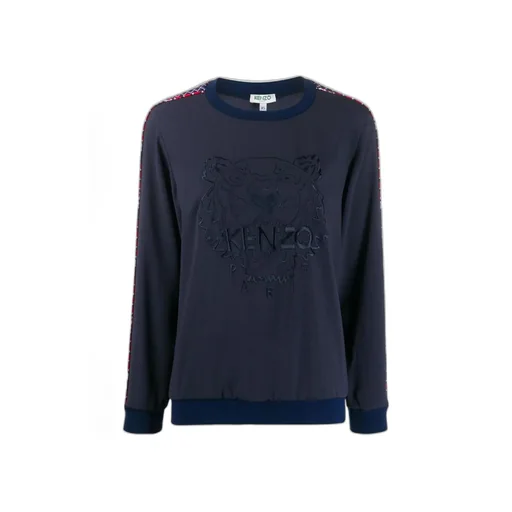 Logo Tiger Head Embroidery Sweater