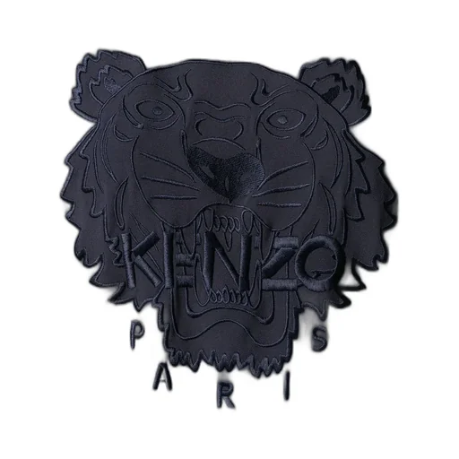 Logo Tiger Head Embroidery Sweater