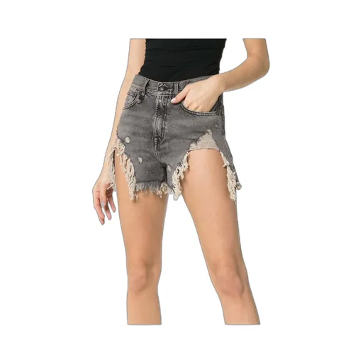 Imitation Old Denim Shorts