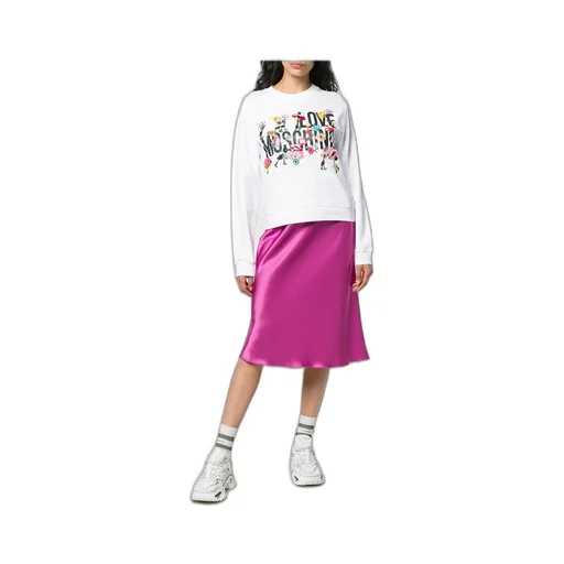Logo Flower Embroidered Sweater