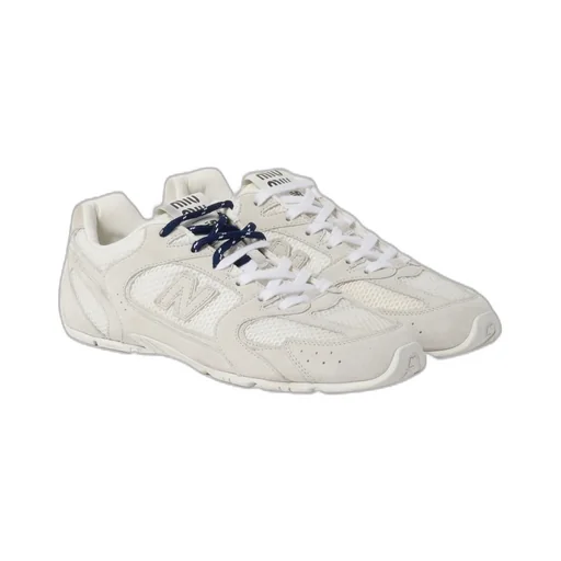 New Balance X Miu Miu 530 Sl Suede And Mesh Sneakers