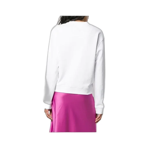Logo Flower Embroidered Sweater