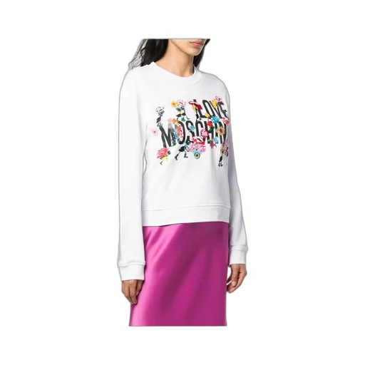 Logo Flower Embroidered Sweater