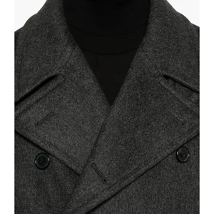 Wool Double-Breasted Coat