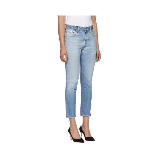 High-Rise Cropped Jeans