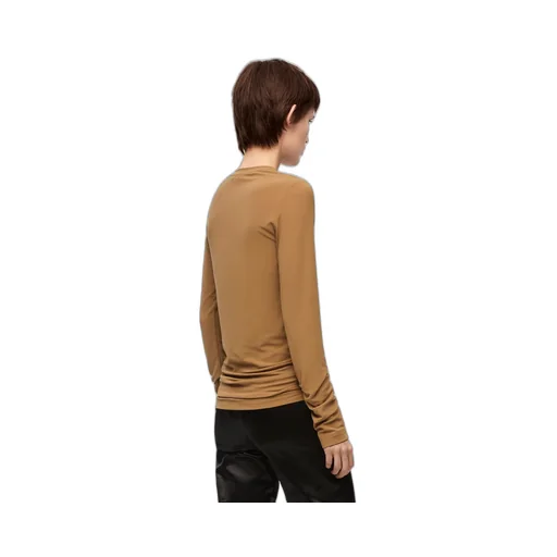 Long Sleeve Top In Modal