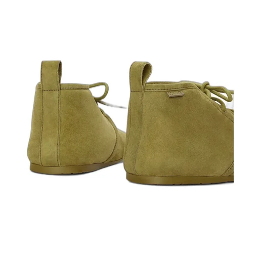 Lago Lace-Up Bootie In Suede And Shearling