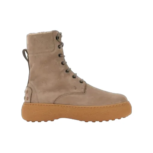 Tod's Stud Embellished Lace-Up Boots