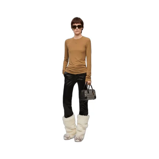 Long Sleeve Top In Modal