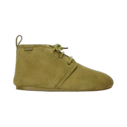 Lago Lace-Up Bootie In Suede And Shearling