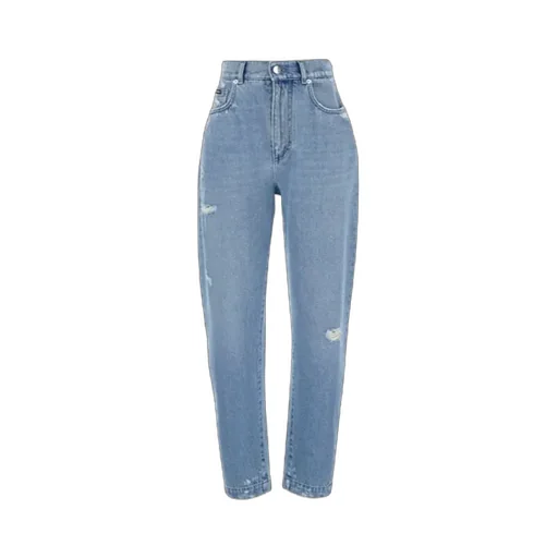Dolce & Gabbana High Waist Distressed Jeans