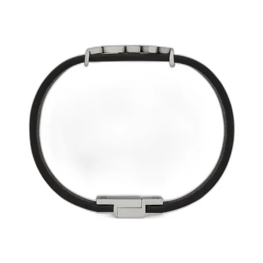 Saint Laurent Cassandre Logo Plaque Bracelet