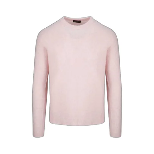 Round-Neck Knitted Pullover