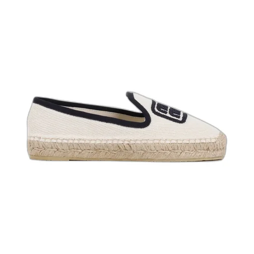 Miu Miu Logo-Embroidered Slip-On Espadrilles