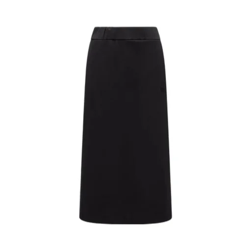 Moncler Logo Patch Midi Skirt