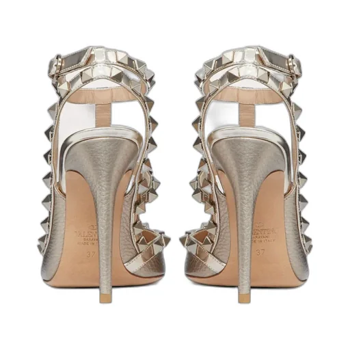 Valentino Garavani Rockstud Pointed Toe Caged Pumps