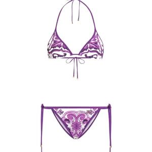Dolce & Gabbana Majolica Printed Bikini Set