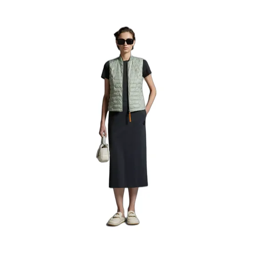 Moncler Logo Patch Midi Skirt