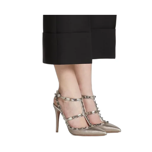 Valentino Garavani Rockstud Pointed Toe Caged Pumps