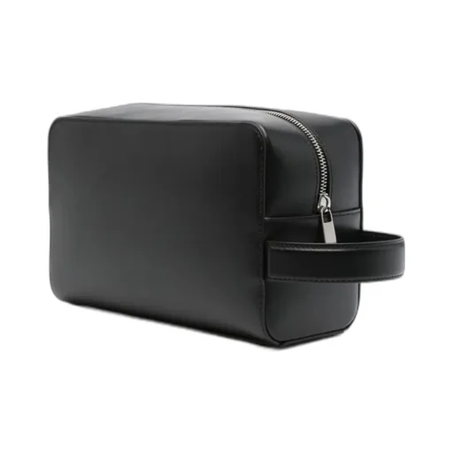 Off-White Quote-Print Zip-Up Wash Bag
