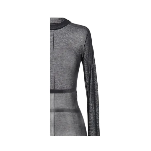 Ann Demeulemeester Long Sleeved Crewneck Maxi Dress