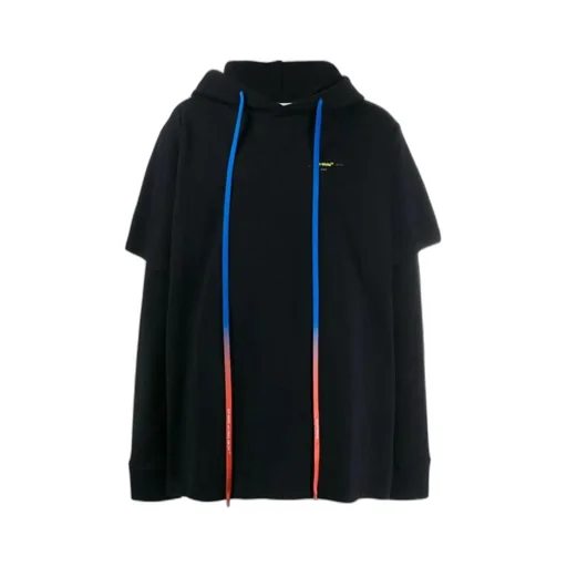 Graffiti Logo Printed Hooded Sweater