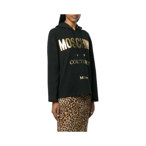 Logo Printed Hooded Sweater