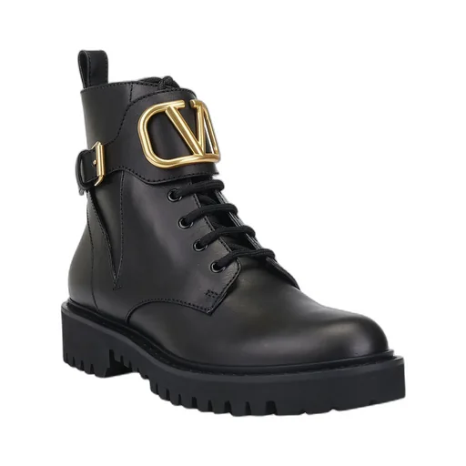 Valentino Vlogo Signature Combat Boots