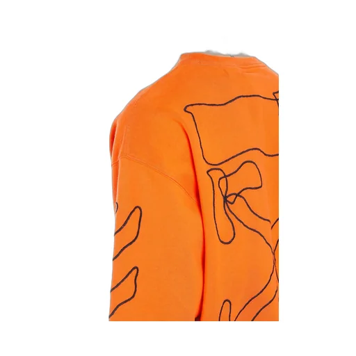 Abstract Arrow Embroidered Sweater