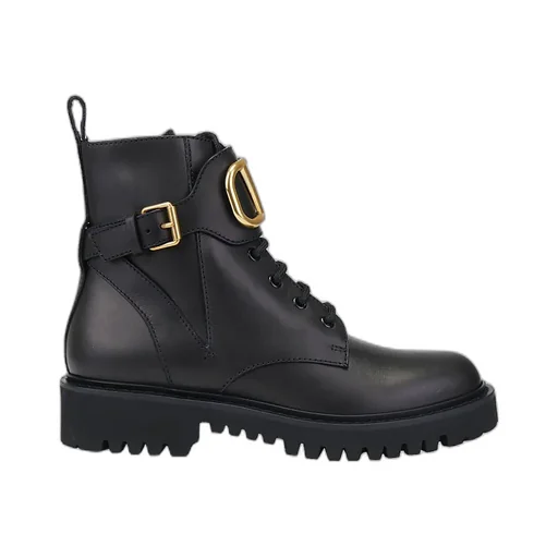 Valentino Vlogo Signature Combat Boots