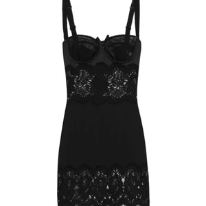 Dolce & Gabbana Lace Panelled Midi Dress
